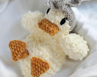 Duck Lovey For Babies and Kids | Duck Stuffie | Duck Plush Toy