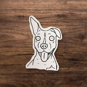 Custom Pet Sticker Using Your Pet Photo Custom Dog Sticker Custom Cat Sticker Custom Dog Decals Dog Stickers for Cars Dog Decals for Cars