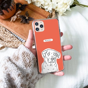 Custom Pet Phone Case Using Pet Photo Name Custom Dog Phone Case Custom Cat Phone Case Personalized Phone Case Cat iPhone Case image 2