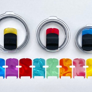 Set of 8 Yeti Magslider Lid Identification Charms