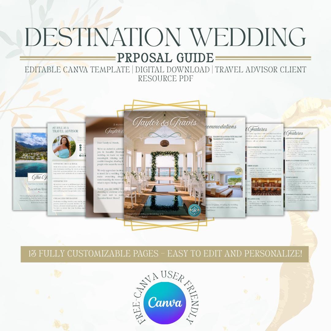 Destination Wedding Guide Template for Travel Advisors | Wedding ...