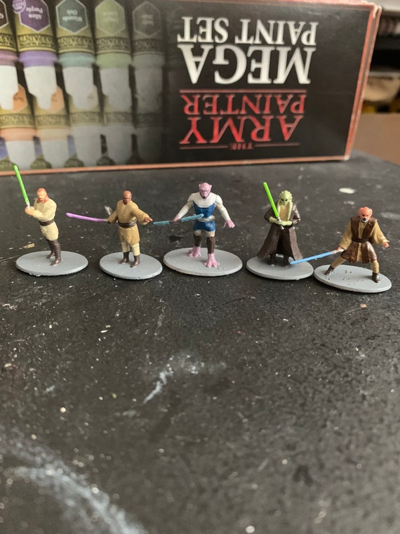 Choice of Jedi Master Quigon Jinn Mace Windu Kit Fisto Plo Etsy