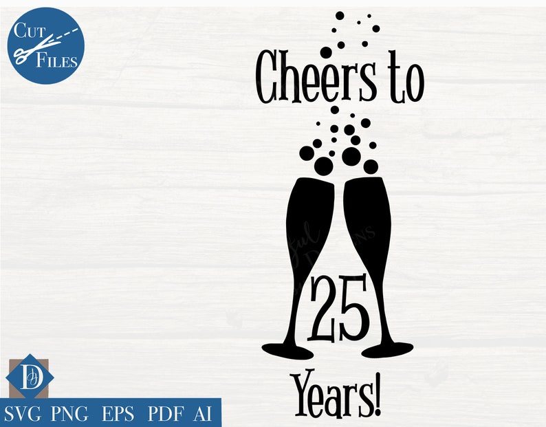 Free Free 276 25Th Wedding Anniversary Svg SVG PNG EPS DXF File