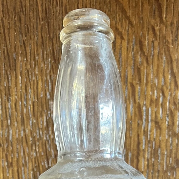 Antique Clear Robb-Ross Syrup Bottle - Empty- No Chips/Cracks - 9 1/2"H - Food and Beverage Advertising - Antique Bottles and Jars