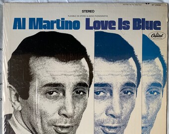 1968 33 RPM 12" Vinyl Record Al Martino - Love is Blue - Capitol Records - ST 2908 - Pop Music - Goin' Out Of My Head - Georgia on My Mind