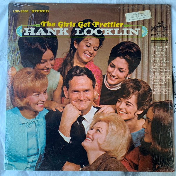 1966 33 RPM 12" Vinyl Record Hank Locklin - The Girls Get Prettier - RCA Victor - LSP-3588 - Country Music - Folk Music - Why Baby Why