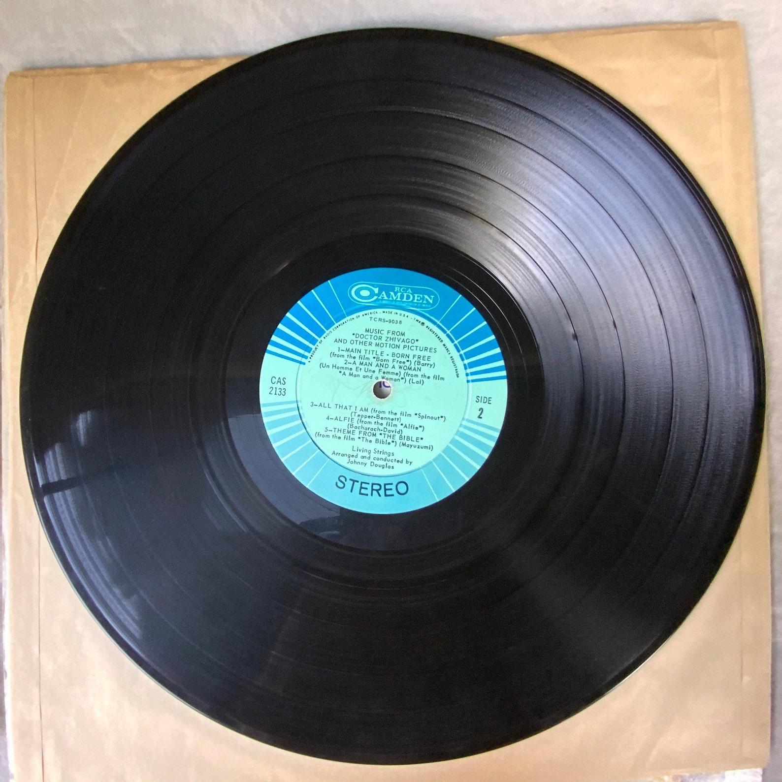 1967 33 Rpm 12 Vinyl LP Record Living Strings Music Etsy