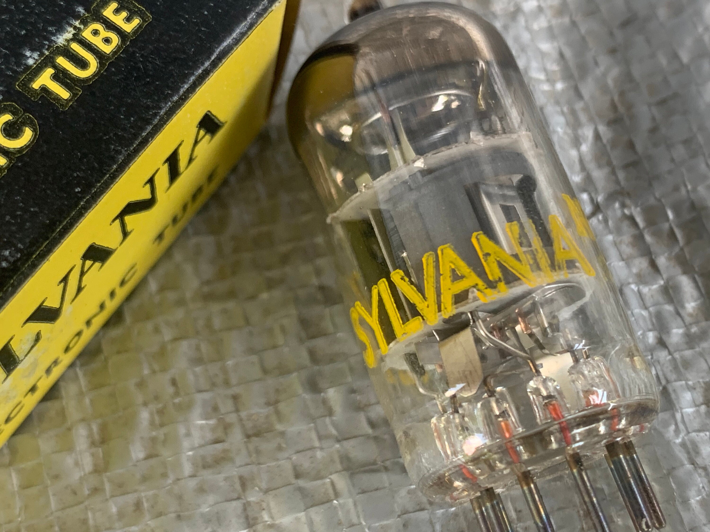Vintage Sylvania Electronic Radio Tube With Original Box Etsy