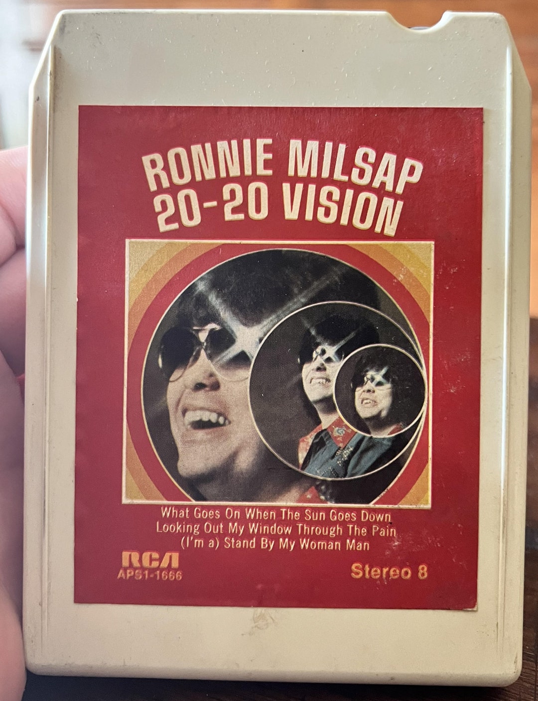 1976 8track Cartridge Ronnie Milsap 2020 Vision Country Music RCA Victor Records APS11666