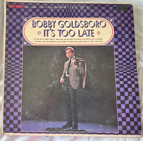 1966 33 Rpm 12 Vinyl Lp Record Bobby Goldsboro Etsy Belgie