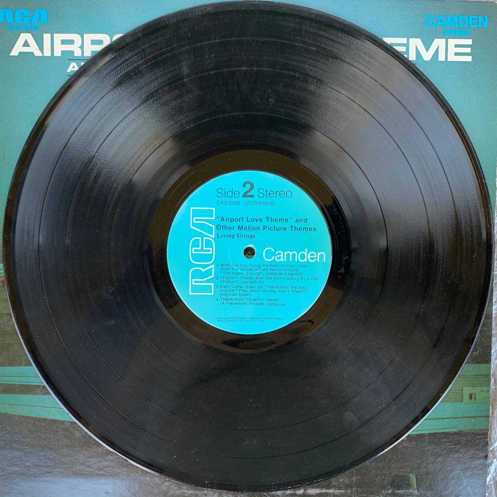 1970 33 Rpm 12 Vinyl LP Record Living Strings Airport Etsy