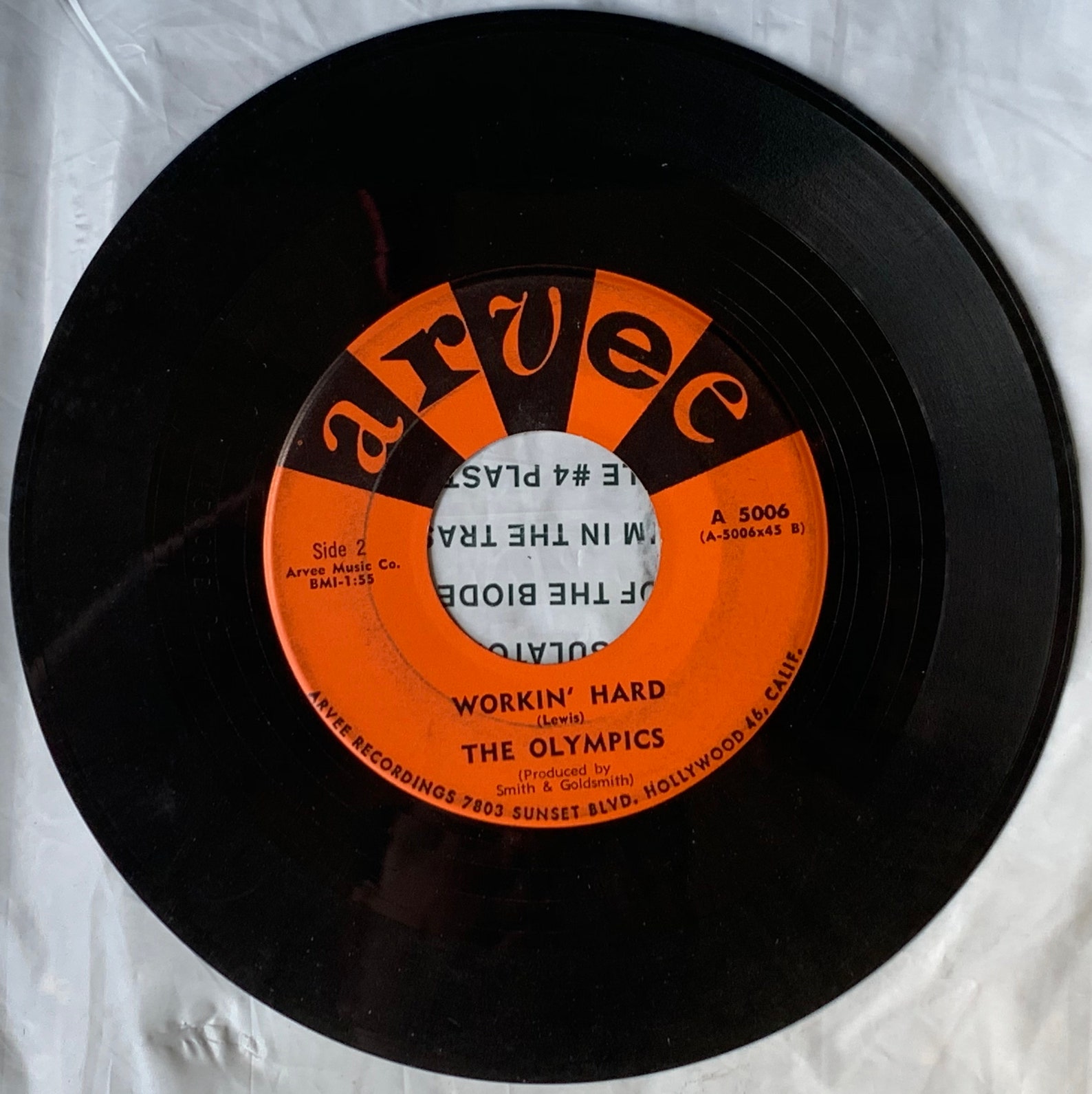 Vintage 1960 45 RPM 7 Vinyl Record the Olympics Shimmy Etsy