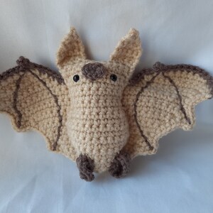 Tan Bat crochet stuffed toy amigurumi