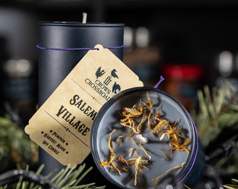 Salem Village Candle ~ Witchcraft candles ~ Hand Poured ~ Herbal ~ All Natural: III Crows Crossroads