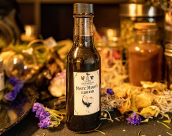 Mystic Maman's Floor Wash ~ Witchcraft ~ All Natural ~ Blessed Floor Wash: III Crows Crossroads