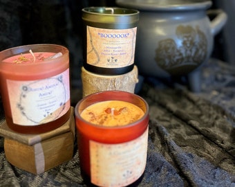 Intention Candles ~ Hocus Pocus Inspired ~ III Crows Crossroads