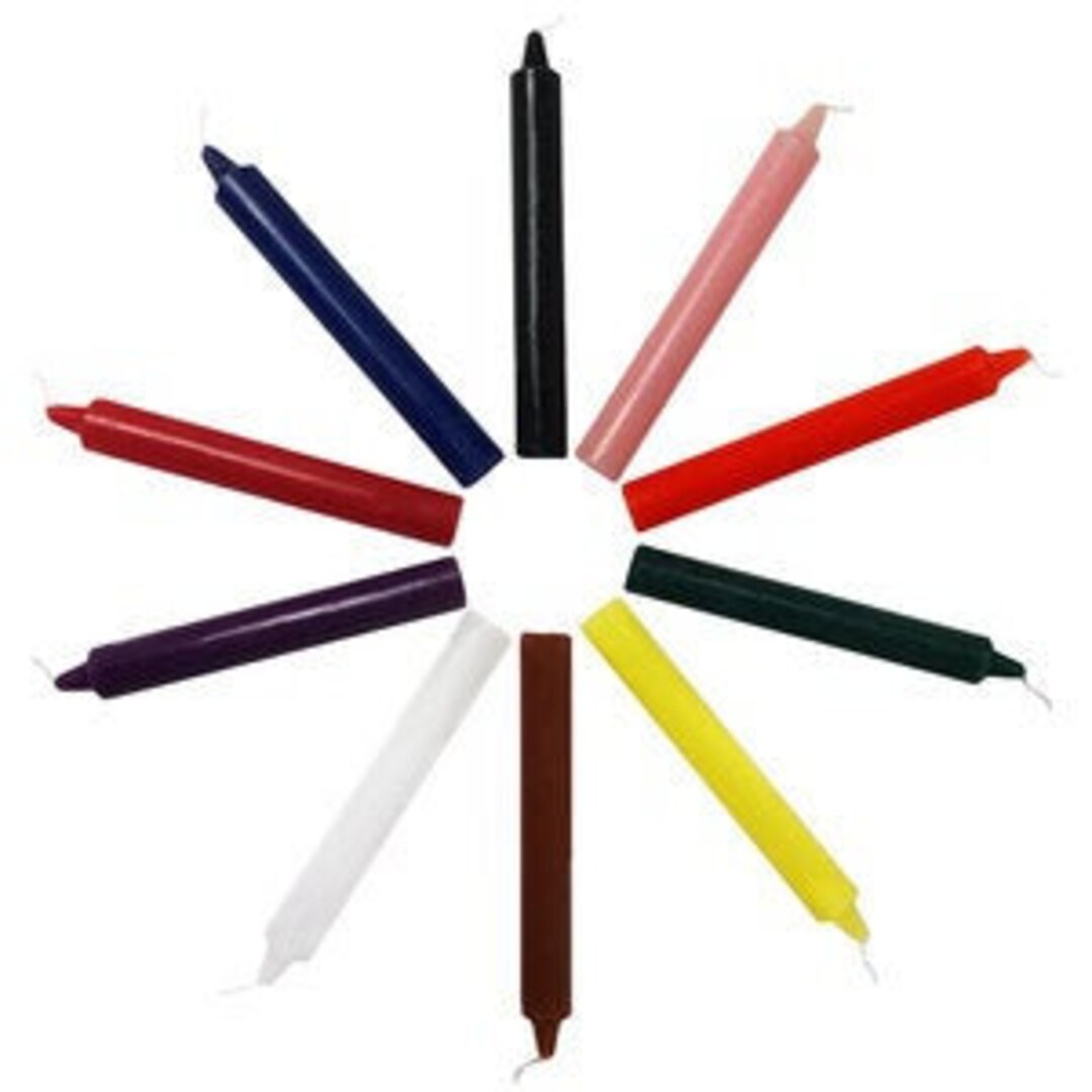 3/4 X 6 Long Burning Household Candles Luminaria Candles Long Burn