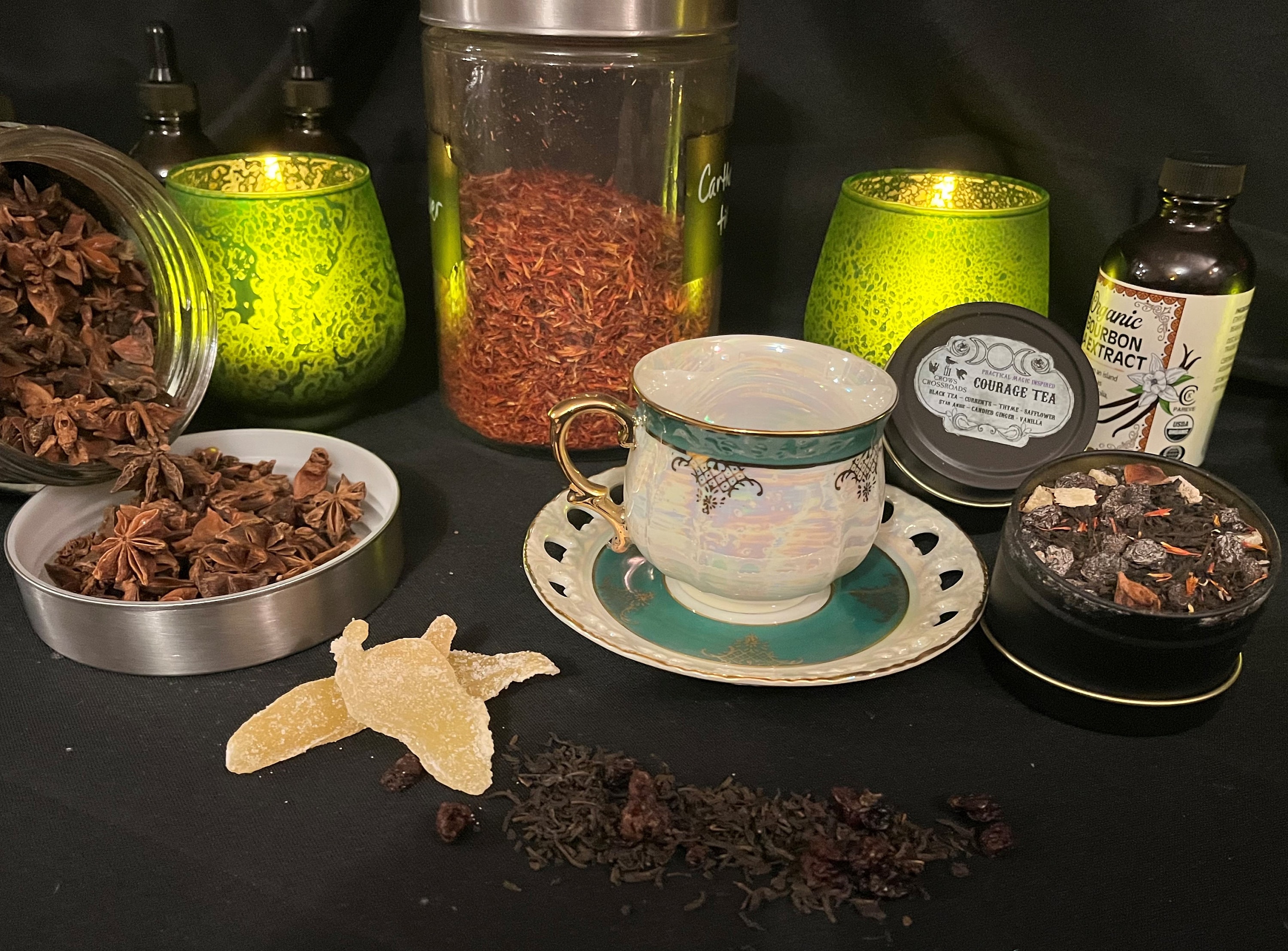 Courage Tea ~ Practical Magic Inspired ~ III Crows Crossroads - Etsy