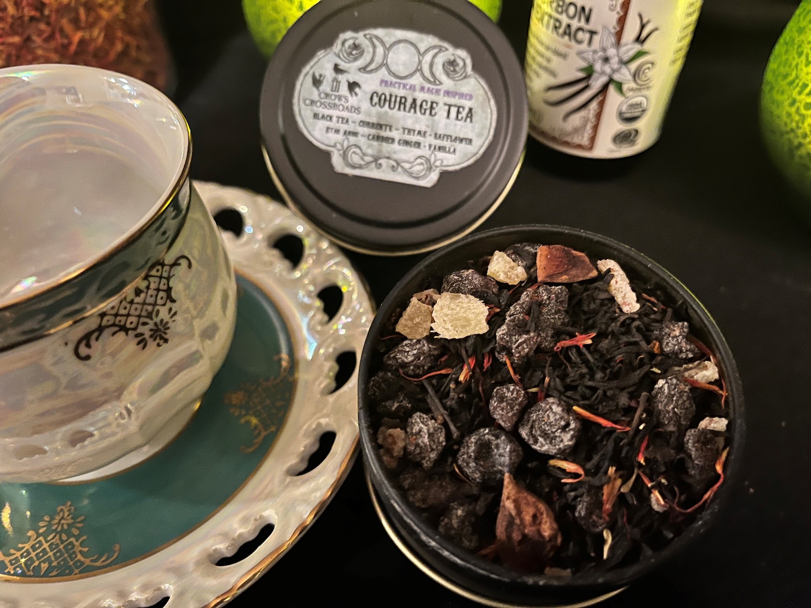 Courage Tea ~ Practical Magic Inspired ~ III Crows Crossroads - Etsy