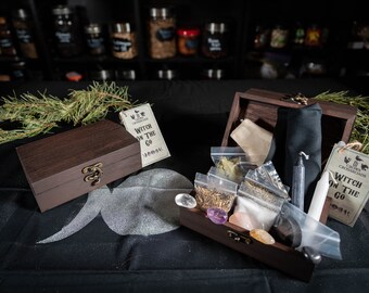 Witch on the Go Kit ~ Witchcraft kit ~ All Natural: III Crows Crossroads