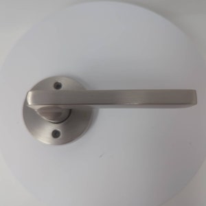 Baldwin HD-SQU-R-CRR-150 Square Reserve Lever Dummy Knob Satin Nickel