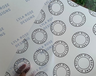 Custom Printed Vellum Paper: Branded Business Packaging (8.5” x 11”)