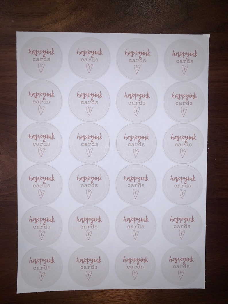 BULK STICKERS 500 Matte Logo Stickers Custom Round Labels Etsy Canada