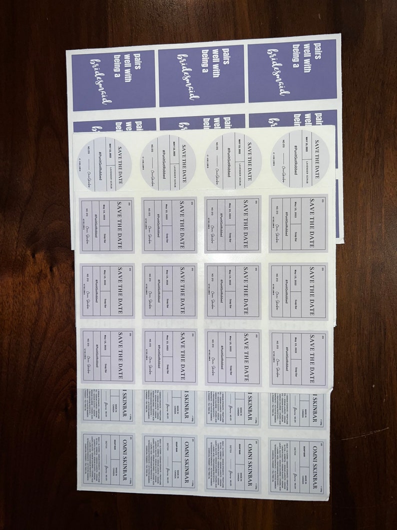 BULK STICKERS 500 Matte Logo Stickers Custom Round Labels Etsy Canada