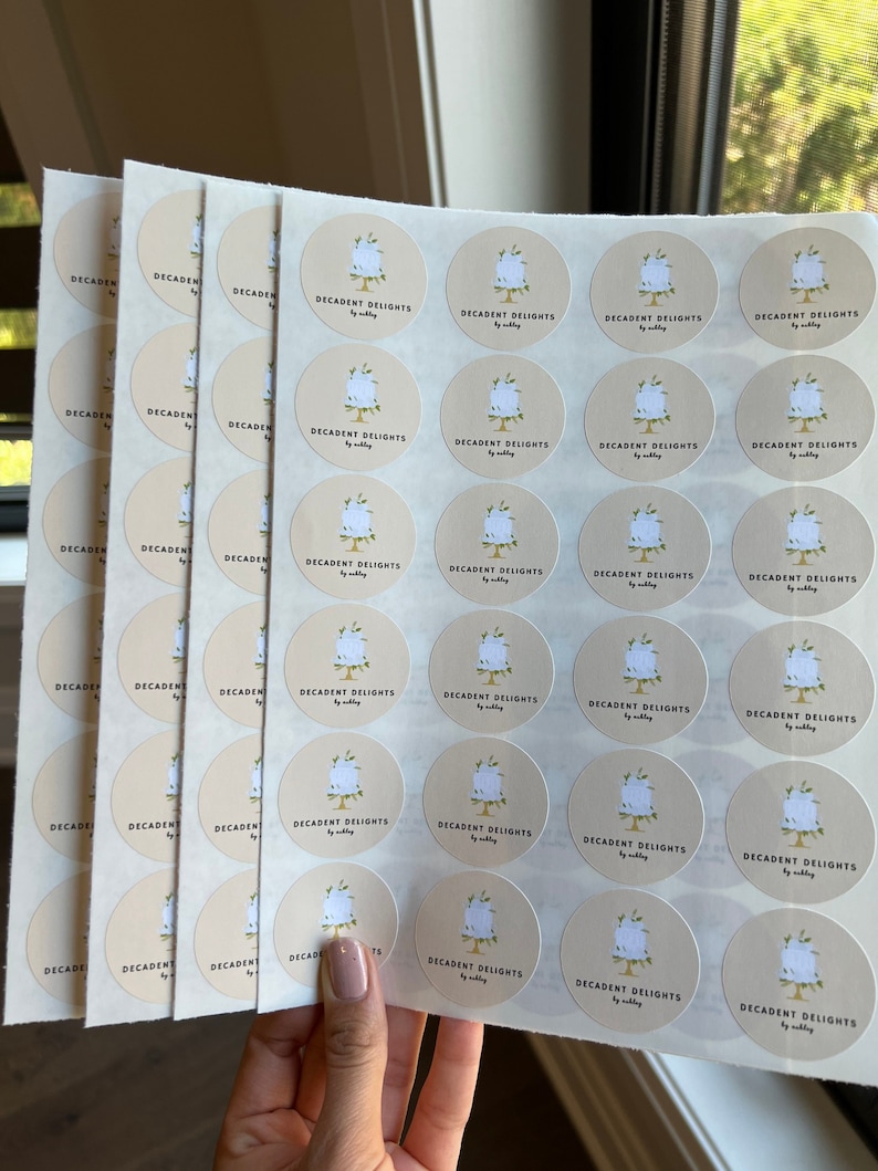 BULK STICKERS 500 Matte Logo Stickers Custom Round Labels Etsy Canada