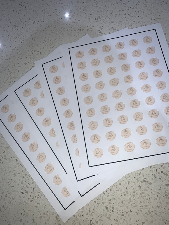 BULK STICKERS 500 Matte Logo Stickers Custom Round Labels Etsy Canada