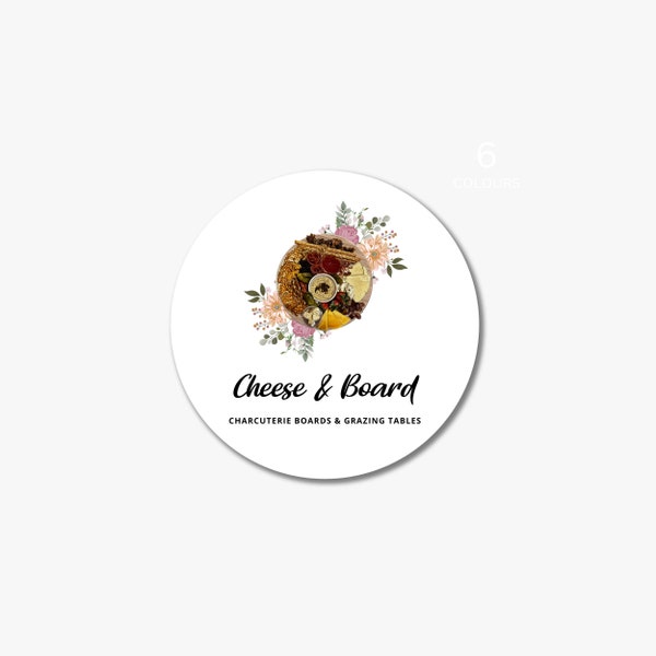Charcuterie Board Sticker, Cheese Board Sticker, Charcuterie Cup, Cutting Board Sticker, Charcuterie Logo, Gift Sticker, Packaging Supplies