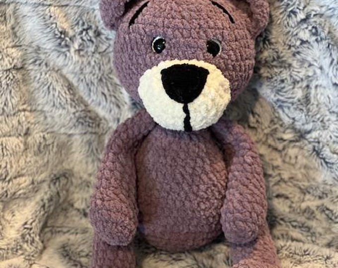 Mimzy - Handmade, customizable, whimsical amigurumi teddy bear