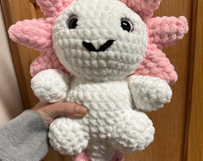 Axie the Cuddly Axolotl – Handmade Plushie
