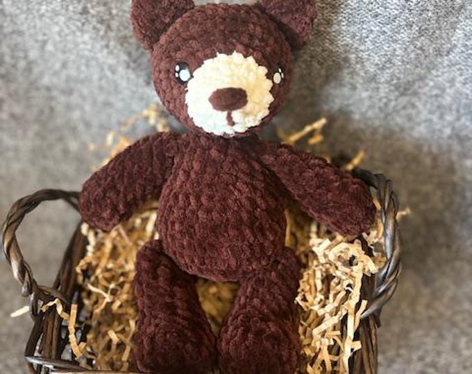 Theo - Crochet Plush Teddy Bear