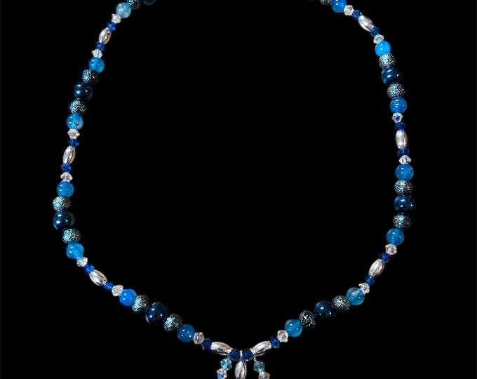 Beautiful Blue Beaded necklace