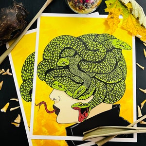 Hidden Beneath Medusa Giclée Print
