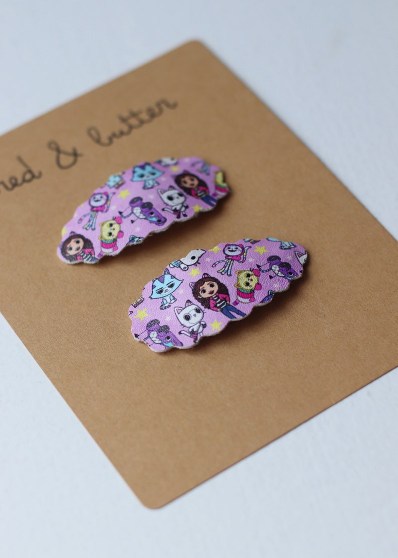 Gabby's Dollhouse Snap Clip Cat Dollhouse Hair Clip Etsy