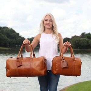mens leather duffle bag sale