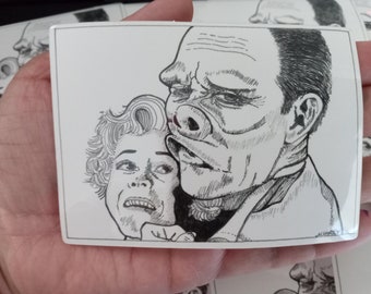 The twilight zone fan art vinyl sticker
