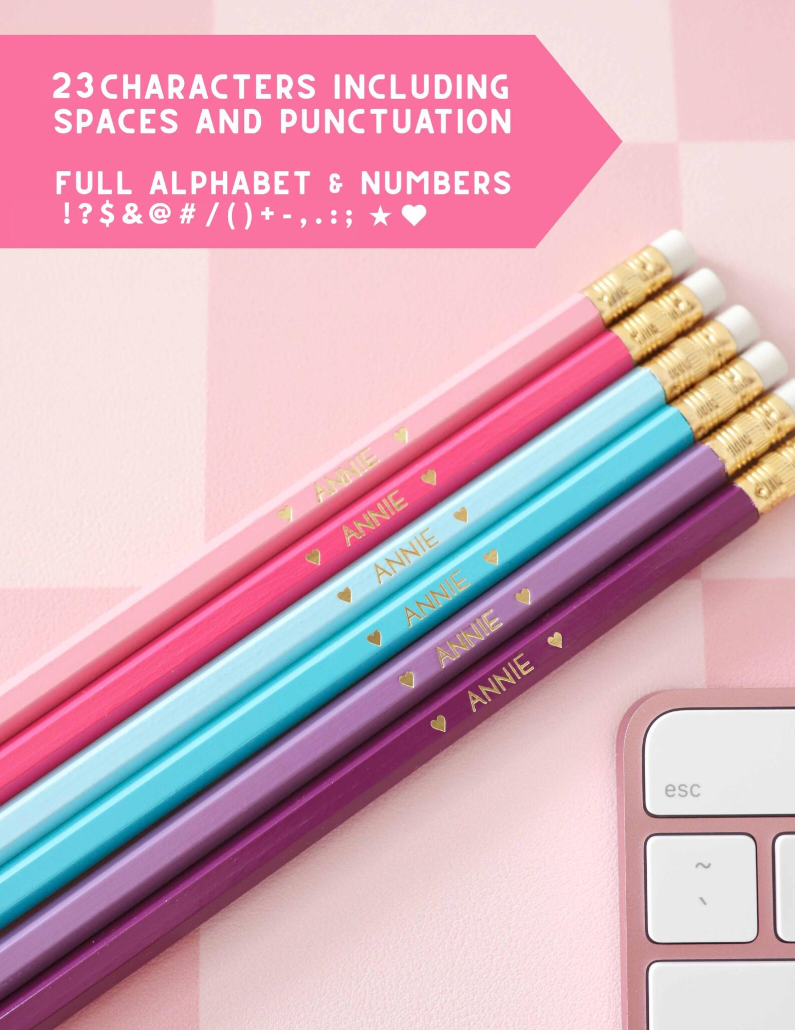 12 Personalized Pencils / Back to School Pencil Set / School Supplies ...