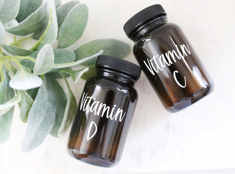 DECAL ONLY / Amber Bottle Label / Custom Amber Bottle Label / Etsy