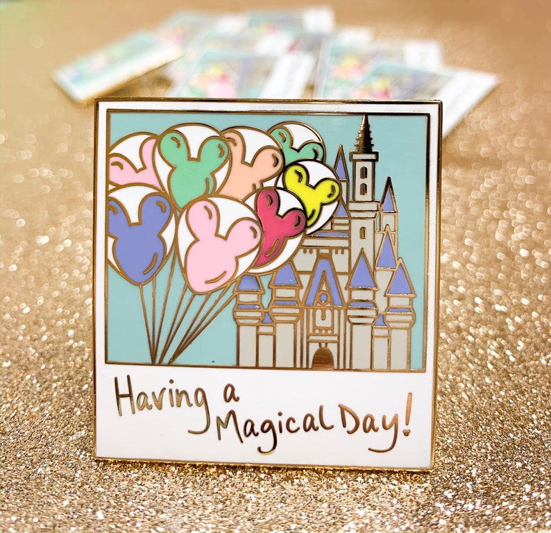 Magical Day Polaroid Enamel Pin image 2