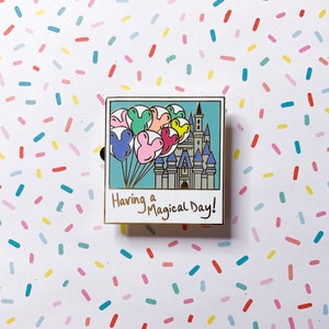 Magical Day Polaroid Enamel Pin image 1