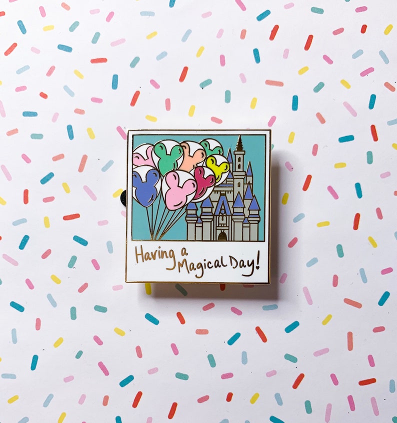 Magical Day Polaroid Enamel Pin image 1