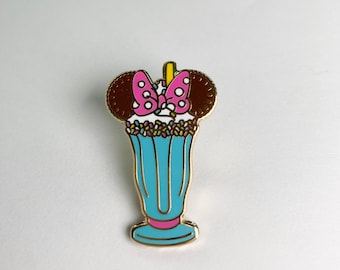 Minnie Milkshake Enamel Pin