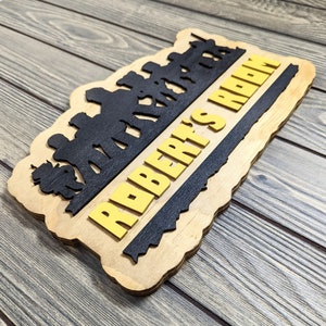 Name Sign Robolox Name Sign Gamer Name Sign Nursery Name Sign Door Name Sign Wall Sign Plaque Gamer Room Decoration Birthday Party Decor
