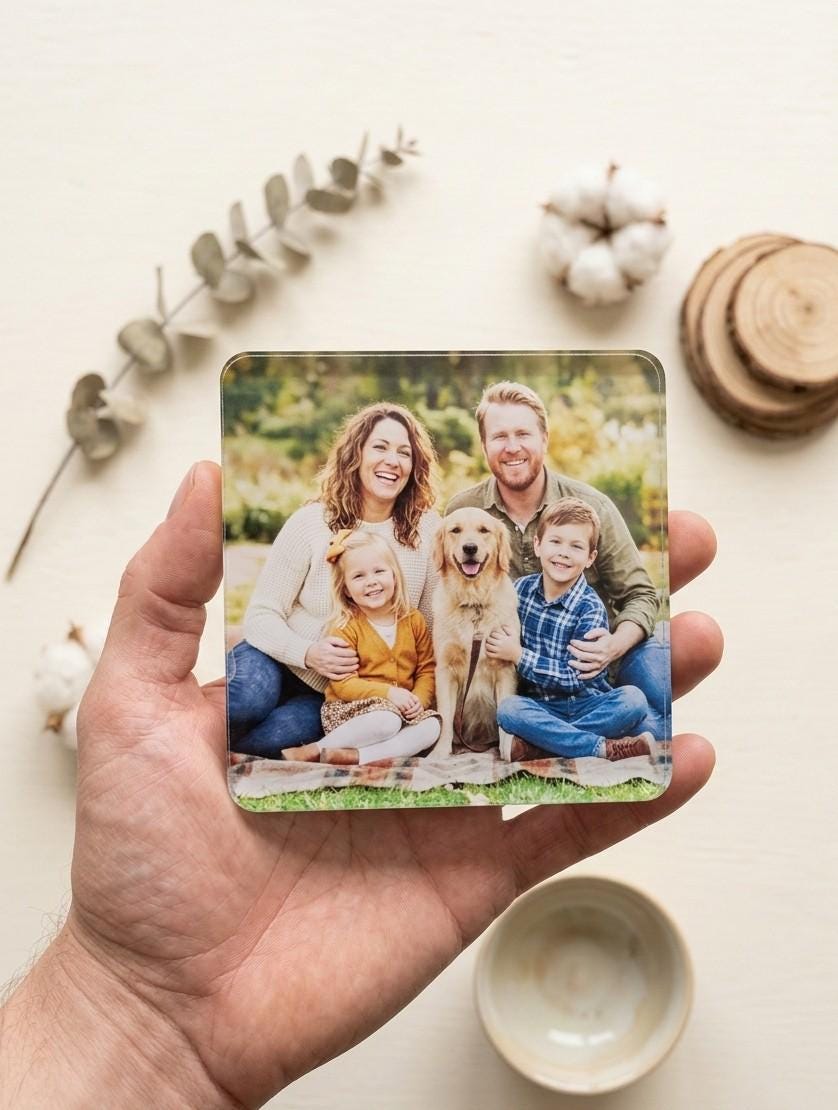 Custom Photo Acrylic Coasters