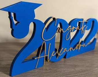Custom Graduation Gift | Congratulation Sign | Graduation Sign 2024 | Senior Year Photo Prop | Custom Grad Sign Centerpiece
