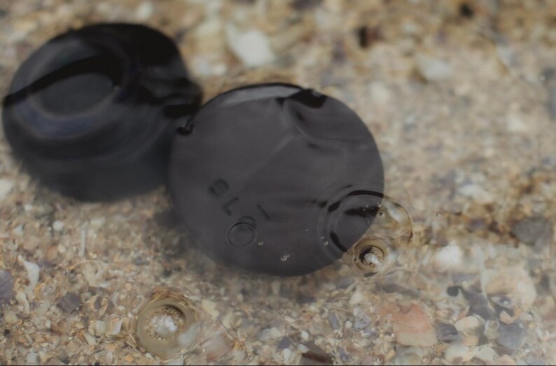Handmade ceramic Candle holder in black clay with gloss glaze finish