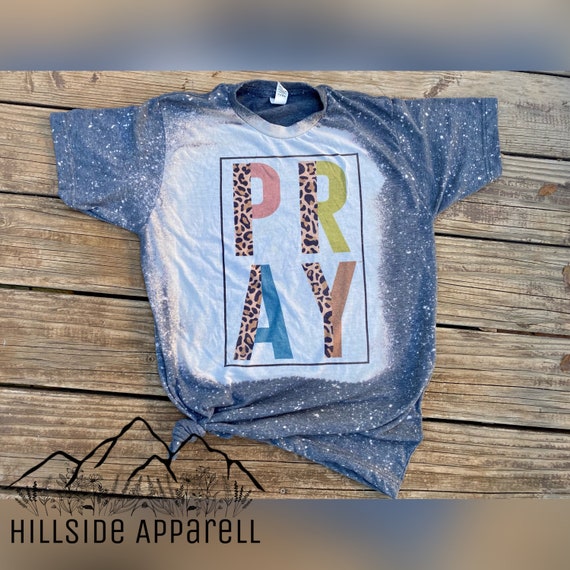 PRAY T-shirt Cute Religious Shirt Trendy Christian Tee Jesus